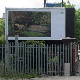 Sir John Everett Millais' Ophelia in Edge Lane, Liverpool