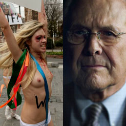 Arriva il giorno del documentario con le Femen e Rumsfeld.