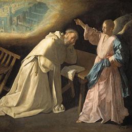La visione di san Pietro Nolasco, 1629. Olio su tela, cm 179 x 223. Madrid, Museo Nacional del Prado