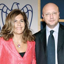 La presidente di Confindustria, Emma Marcegaglia, con Vincenzo Boccia, presidente della Piccola industria