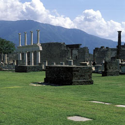 Nella foto il sito archeologico di Pompei
