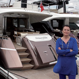 Carla Demaria, presidente di Monte Carlo Yachts