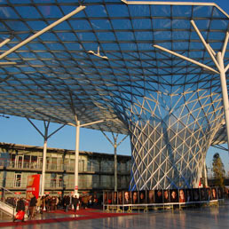 Milano, l'ingresso della Fiera di Rho-Pero