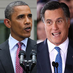 Barack Obama e Mitt Romney