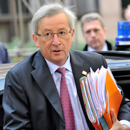 Juncker: Italia, Spagna e Belgio non sono a rischio. E rassicura sulla Grecia: con nuove misure verso soluzione. Nella foto Il presidente dell'Eurogruppo Jean-Claude Juncker (AFP Photo)