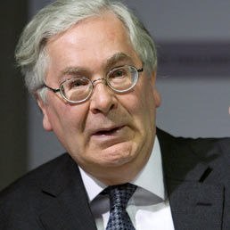 Il governatore della Banca d'Inghilterra Mervyn King