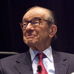 Greenspan: Atene  ormai fallita, l'unica soluzione  una ristrutturazione radicale del debito. Nella foto l'ex presidente della Fed, Alan Greenspan