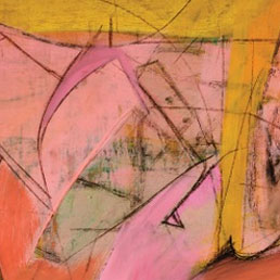 L'opera di Willem de Kooning, "Pink Angels" (Frederick R. Weisman Art Foundation, Los Angeles.  2011 The Willem de Kooning Foundation/Artists Rights Society (ARS), New York )