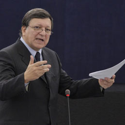Il presidente della commissione europea Jose Manuel Durao Barroso (EPA)