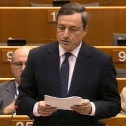 Il presidente della Bce, Mario Draghi