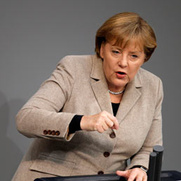 La cancelliera tedesca Angela Merkel (Ap)
