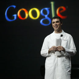 Google vara lo split azionario. Nella foto Larry Page, uno dei cofondatori di Google