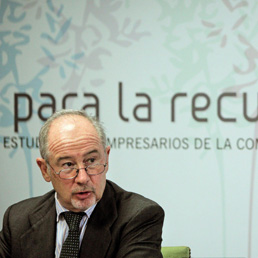 Ex direttore di Bankia Rodrigo Rato (Epa)