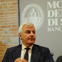 Il presidente del Monte dei Paschi di siena, Alessandro Profumo (Ansa)