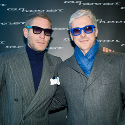 Lapo Elkann (a sinistra), presidente e primo azionista di Italia Indipendent Group, con Andrea Tessitore, amministratore delegato e socio del gruppo