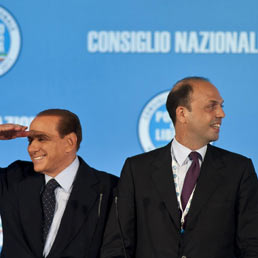 Berlusconi candidato, Alfano con lui