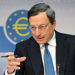 Nella foto il presidente della Bce, Mario Draghi