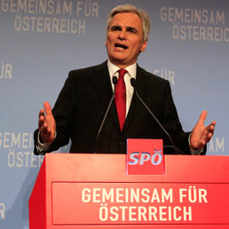 Werner Faymann (Afp)