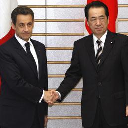 Sarkozy in Giappone: «G20 su sicurezza nucleare a maggio» (Afp)