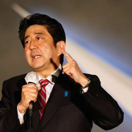 Il primo ministro giapponese Shinzo Abe