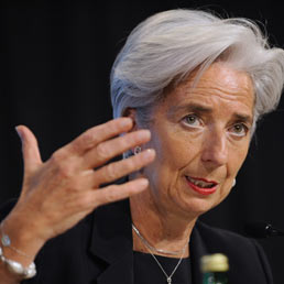 Christine Lagarde, ministro delle Finanze francese (Epa)