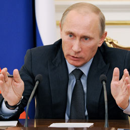 Nella foto il presidente russo Vladimir Putin