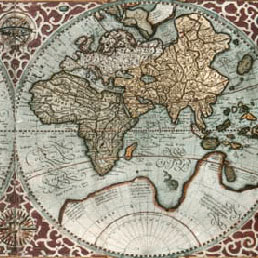 Mappamondo di Mercatore, 1587 - Londra British Museum