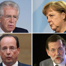 Monti Merkel Rajoy Hollande ansa 258x258