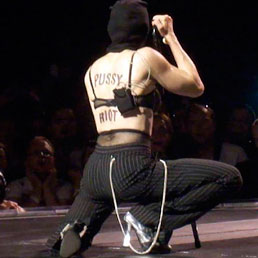 Madonna durante il concerto del 7 agosto scorso a Mosca (Ap)