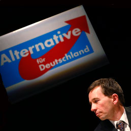 Bernd Lucke, co-fondatore di "Alternative fuer Deutschland" (Alternativa per la Germania) (REUTERS/Kai Pfaffenbach)