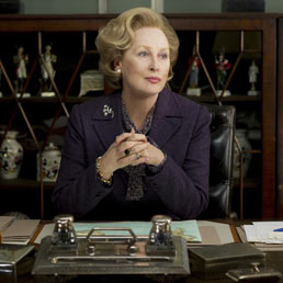 Nel 2011 Meryl Streep veste i panni dell'ex primo ministro in The Iron Lady. (Afp)