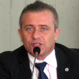 Mauro Galeazzi (Lega Nord), assessore con deleghe all'Urbanistica, Commercio e Personale del comune di Castel Mella, Brescia, nella foto presa dal sito ufficiale del comune (Ansa)