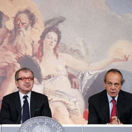 I ministri Maroni e Palma (Ansa)