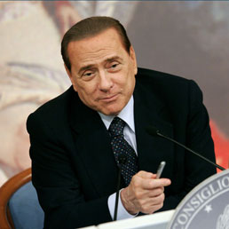 Nella foto il leader del Pdl Silvio Berlusconi
