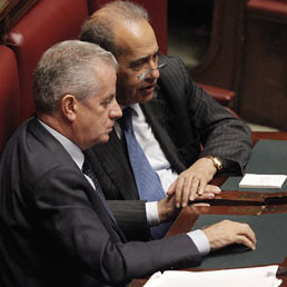 Claudio Scajola e Beppe Pisanu (Ansa)