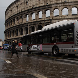 Nubifragio a Roma, chiusa la stazione della metropolitana di Termini