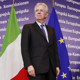 Italia e Ue, la doppia via di Monti (Epa)