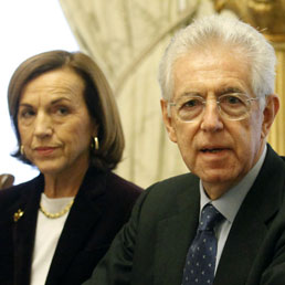 Mario Monti, Elsa Fornero (Ansa)