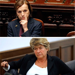 Il ministro del Lavoro, Elsa Fornero e Segretario Generale della CGIL Susanna Camusso (Ansa)