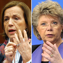 Elsa Fornero e Viviane Reding
