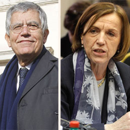 Gianfranco Polillo ed Elsa Fornero (Ansa/Imagoeconomica)