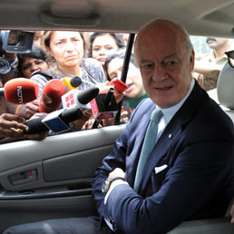 Il sottosegretario agli Esteri, Staffan de Mistura. (Ansa)