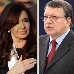 Cristina Kirchner e Manuel Barroso