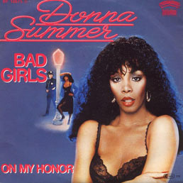 La copertina del disco "Bad girls" di Donna Summer