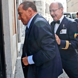 Riunione gruppi parlamentari PDL. Nella foto: Silvio Berlusconi (Mauro Scrobogna /LaPresse)