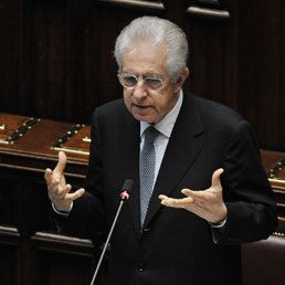 Il presidente del Consiglio Mario Monti (Agf)