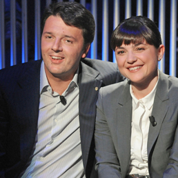 Matteo Renzi con Debora Serracchiani (Olycom)