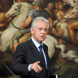 Il presidente del Consiglio Mario Monti (Ansa)