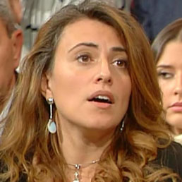 Federica Salsi, consigliere comunale del Movimento 5 Stelle a Bologna, ospite della trasmissione Ballarò (Ansa)