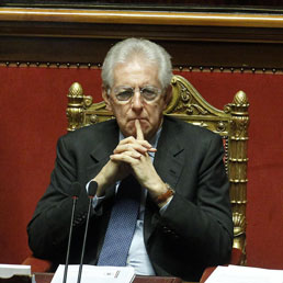 Nella foto il presidente del Consiglio, Mario Monti
